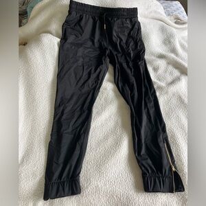 ZYIA ~ Black Joggers ~ Zippers ~ Size Small
